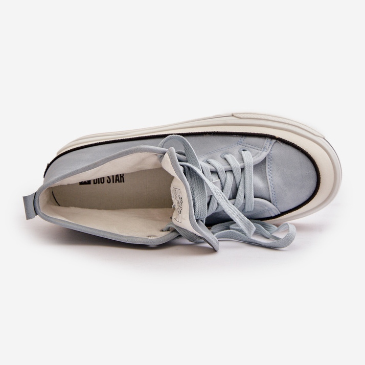 Eristetyt naisten tennarit Eco Leather Platformilla Big Star OO274069 Sininen 1