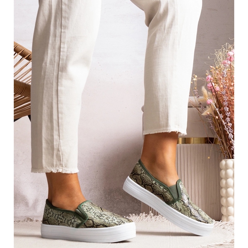 Vihreät Slip On Irving Tennarit 1