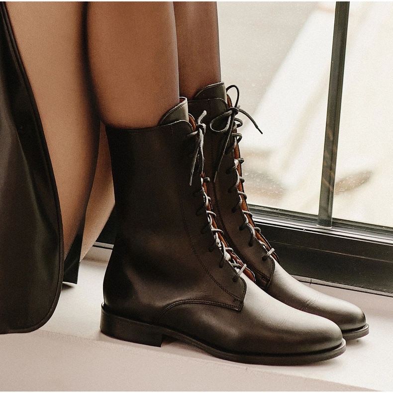 Marco Shoes Klassiset matalakorkoiset saappaat musta 1