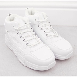 Miesten korkeat, eristetty valkoiset urheilukengät Big Star OO174588 valkoinen 2