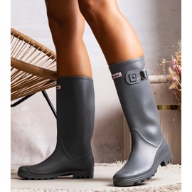 Harmaat korkeat saappaat Lahtititasta 1