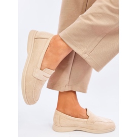 Metsäbeige naisten mokasiinit 1