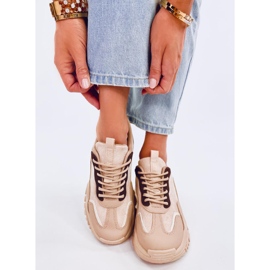 Lammes Khaki naisten tennarit beige 1