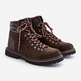 Mokkaeristetyt miesten saappaat Big Star OO174644 Hi-Poly System Ruskea 1