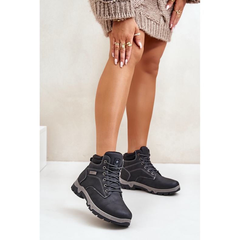 News Miesten eristetyt vaelluskengät Eco-nahasta, tummansininen Neramia 2