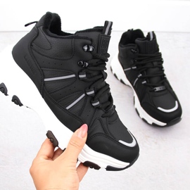 Eristetyt korkeat saappaat, musta Big Star OO274A160 1