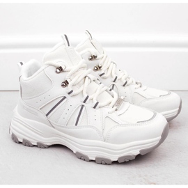 Eristetyt korkeat saappaat, valkoiset Big Star OO274A160 valkoinen 2