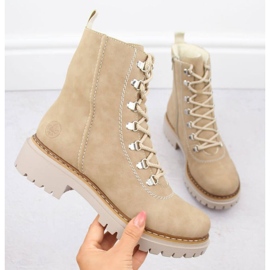 Rieker W RKR721 eristetty laukku, beige 1