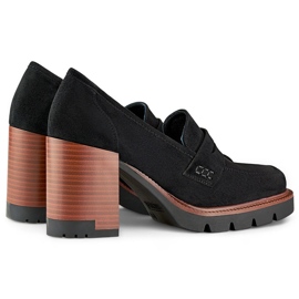 Naisten mustat korkokengät 1