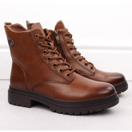 Naisten eristetyt kävelysaappaat ruskea Potocki 12203 2