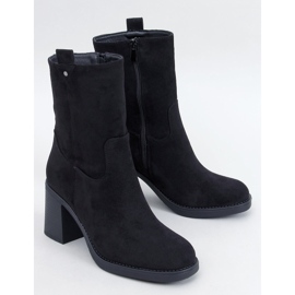 Salifi Mustat leveäkorkoiset nilkkurit 1