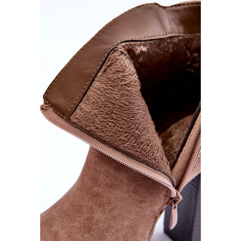 Liani Suede korkokengät beige 1