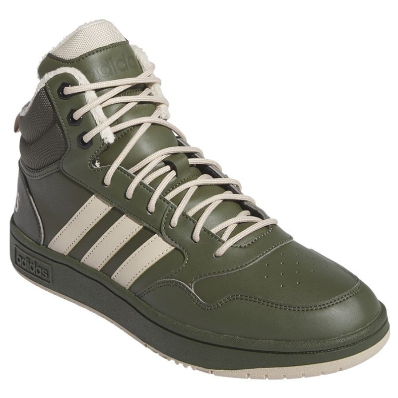 Adidas Hoops 3.0 Mid IH0163 kengät vihreä 1