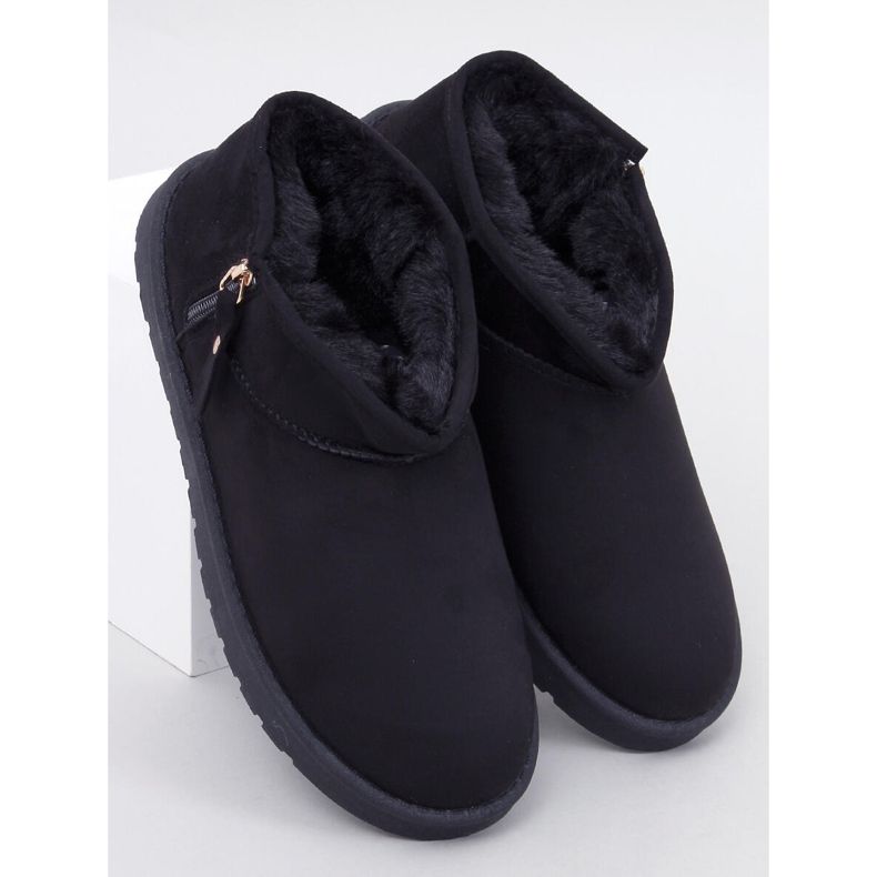 Frankis Mustat lyhyet vetoketjuhousut 1