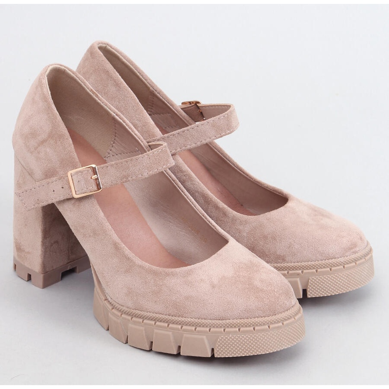 Alustapumput Dresse Khaki -hihnalla beige 1