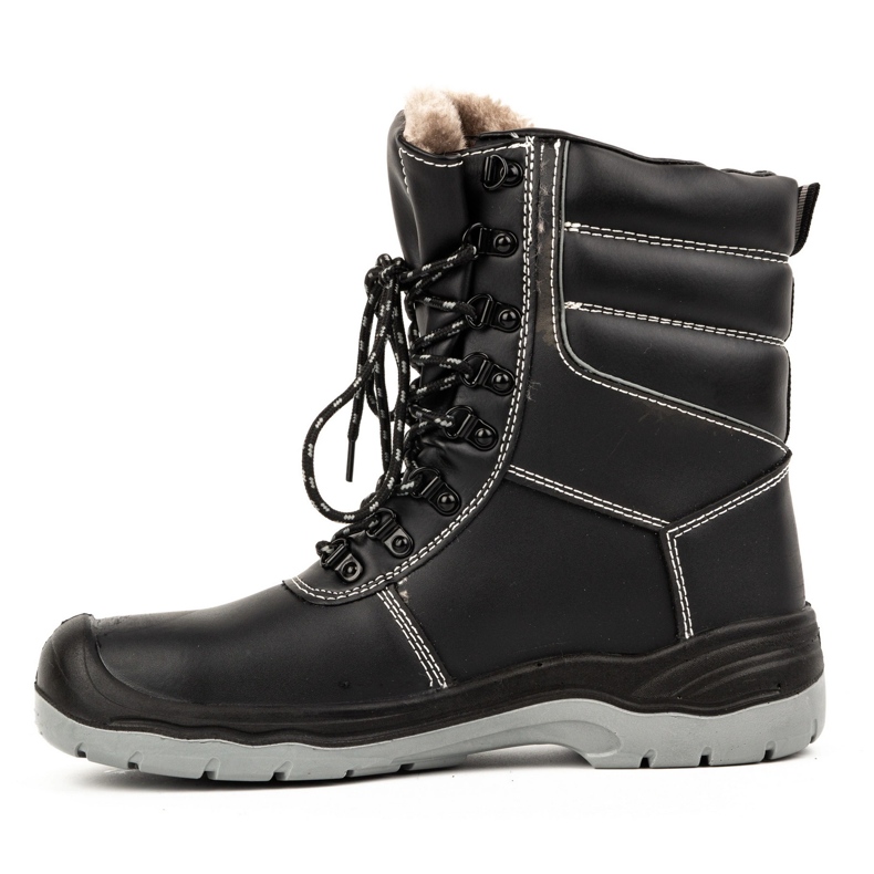 Miesten talvikengät URGENT 113/S3 varvassuojalla musta 1