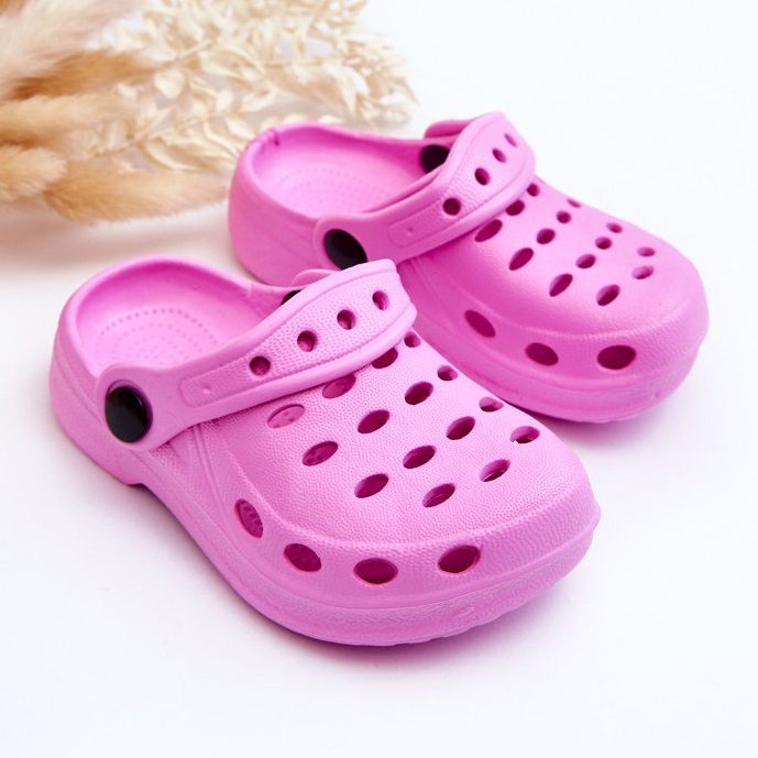 WJ1 Vaaleanpunaiset Lucas Foam -liukumäet lapsille vaaleanpunainen 2