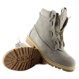 Harmaa mokkanahka Balman-takit 2051 Harmaa 1