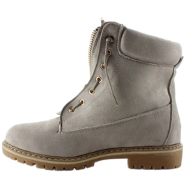 Harmaa mokkanahka Balman-kengät 1