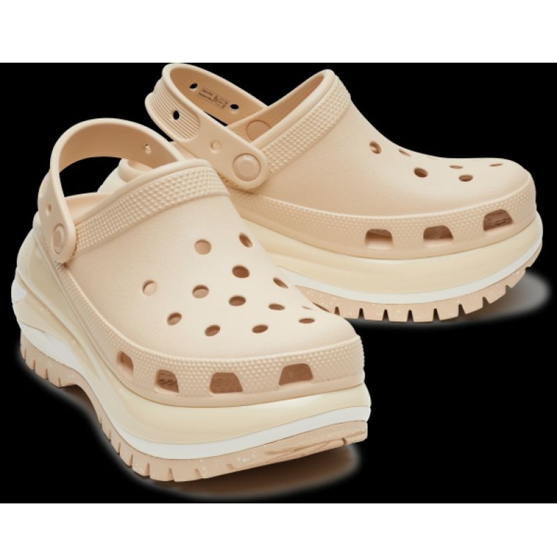 Crocs Mega Crush Clog 207988-2DS varvastossut beige 1