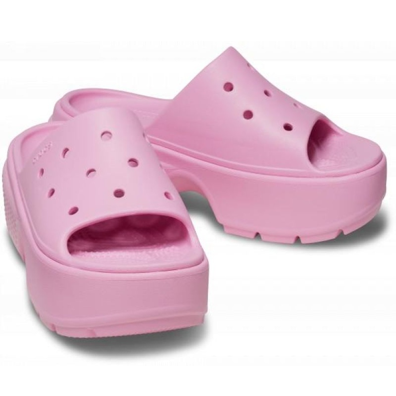 Crocs Stomp Slide 209346-6WY varvastossut vaaleanpunainen 1