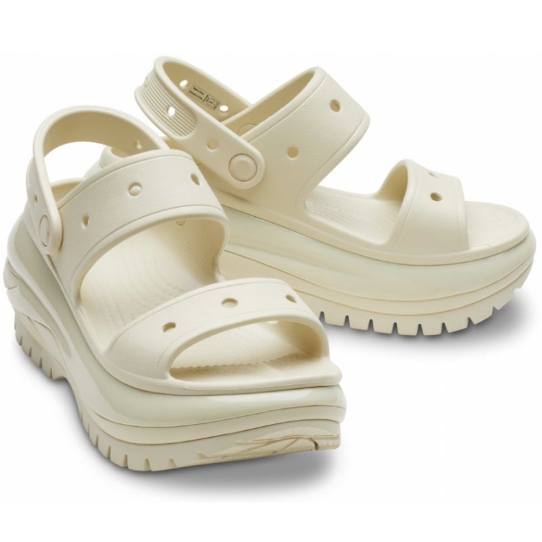 Crocs Mega Crush Sandal 207989-2Y2 varvastossut beige 1