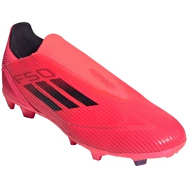 Adidas F50 League Ll FG/MG IE0607 jalkapallokengät punainen 1