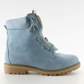 Siniset mokkanahkaiset balmankengät NC50 L. Siniset sininen 1