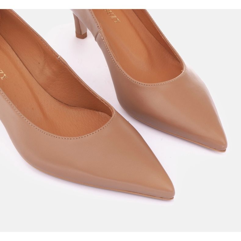 Marco Shoes Malagan korkokengät beige 1