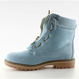 Siniset mokkanahkaiset balmankengät NC50 L. Siniset sininen 2