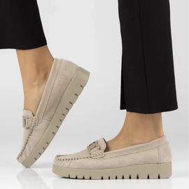 Filippo DP3334/24 Beiget nahkaiset mokasiinit 1