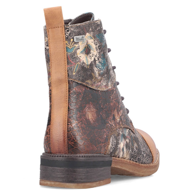 Naisten saappaat, eristetyt, vedenpitävät saappaat Rieker 94611-90 ruskea 1