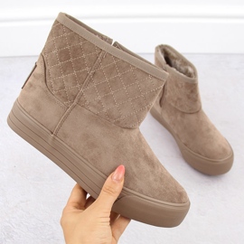 Naisten muklukkisaappaat, beige Big Star OO274A524 1