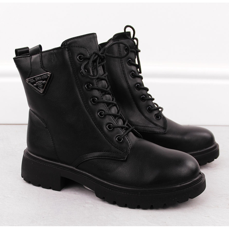 Naisten mustat trapper-saappaat T.Sokolski Z23-132 2