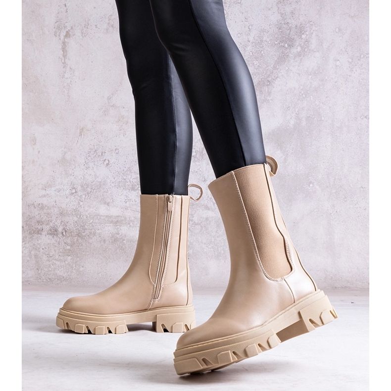 Beiget korkeat nilkkurit Manera ekonahasta 2