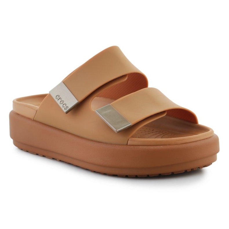Crocs Brooklyn Luxe Sandaalit 209586-2U3 varvastossut ruskea 1