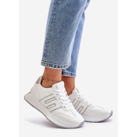 Naisten urheilulenkkarit, valkoinen ja harmaa Thari 1