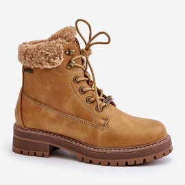 Big Star naisten eristetyt saappaat OO274A285 Camel ruskea 5