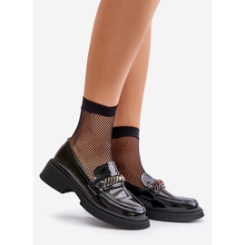 S.Barski Naisten Patentti Loafers Loafers Koristeella D&amp;A LZ42-030 Musta 1