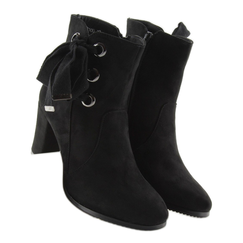 Mustat korkokengät C100 mustat 2