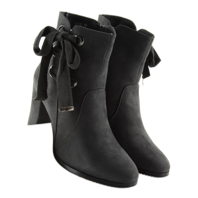 Harmaa Korkokengät C100 harmaa 2