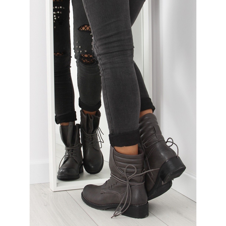 Harmaa saappaat harmaa 9560 harmaa 2