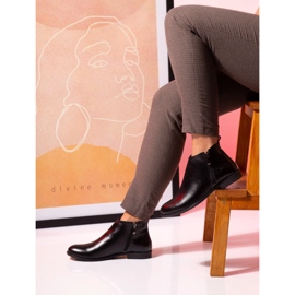 BUTDAM Btz Aurora mustat nahkaiset tasakorkoiset syksysaappaat 1