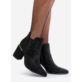 Eco Suede saappaat korkeakorkoinen eristetty musta Daivine 1