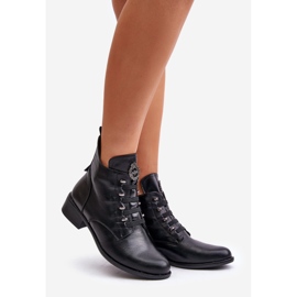 Jezzi Matalat eristetyt nilkkurit vetoketjulla koristeellisella, musta Nevalia 1