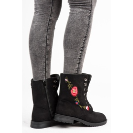 Sport Brodeeratut mokkanahkalaukut musta 2