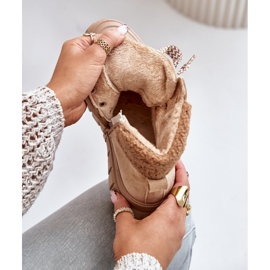 Naisten eristetyt Trapper-saappaat alustalla, ruskea Alcyhen 2