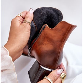 Zazoo 60504 nahkaiset nilkkurit, lämmin ruskea 2