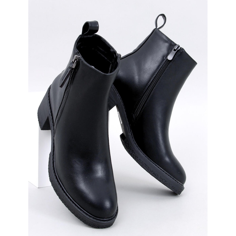 Guire Mustat täysjyväiset korkeakorkoiset nilkkurit 1