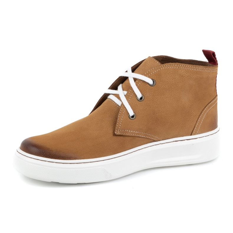 Chukka miesten nahkakengät KAMPOL 109/410 Sw ruskea beige 1